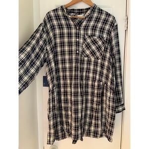 Wilfred Free Plaid Flowy Dress, with tags